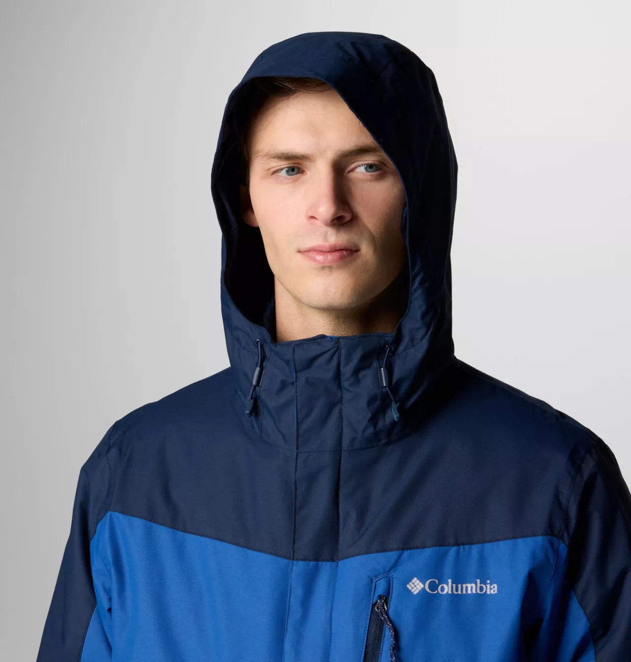 Columbia - Whirlibird V Interchange Jacket - Men's - Mountain Blue, Collegiate Navy