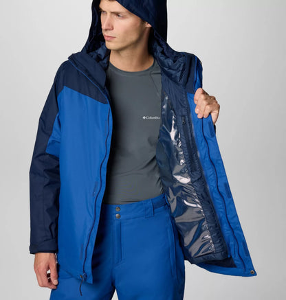 Columbia - Whirlibird V Interchange Jacket - Men's - Mountain Blue, Collegiate Navy