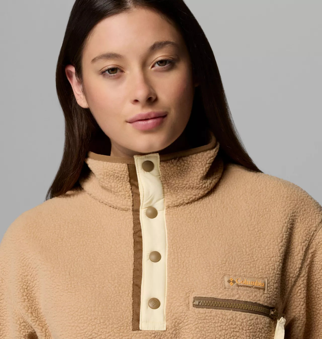Columbia - Helvetia II Cropped Half Snap Fleece - Canoe