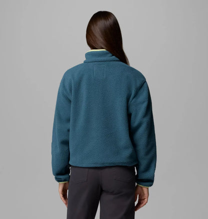 Columbia - Helvetia II Cropped Half Snap Fleece - Everblue Crush