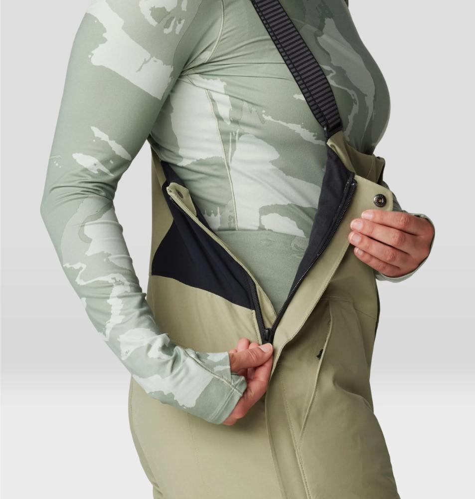 Mountain Hardwear - Powder Maven Bib - Women's - Mantis Green