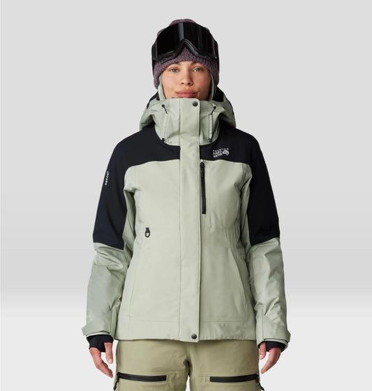 Mountain Hardwear - Powder Maven Jacket - Women's - White Sage, Man