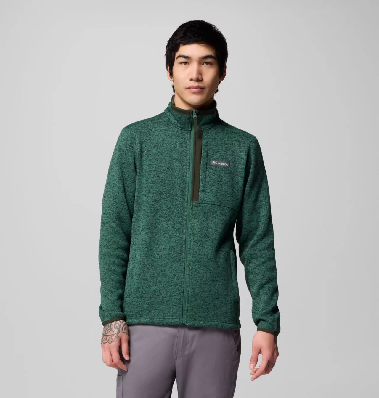Columbia - Sweater Weather Full Zip - Rain Forest Heather