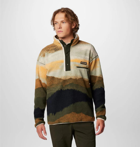 Columbia - Helvetia II Half Snap Fleece - Men's - Greenscape