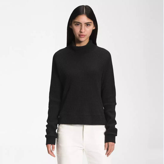 The North Face - Long Sleeve Mock Neck Chabot - Women's - TNF Black