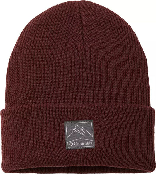 Columbia - Whirlibird Cuffed Beanie - Unisex - Basalt, Dark Stone Marled, Logo