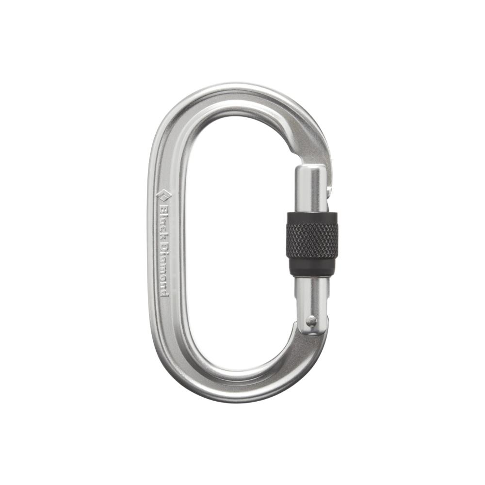 Black Diamond - Oval Keylock Screwgate Carabiner - Polished