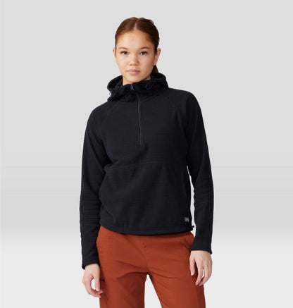 Mountain Hardwear - Summit Grid Half Zip Hoody - Women's - Black
