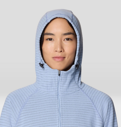 Mountain Hardwear - Summit Grid Half Zip Hoody - Women's - Beach Breeze