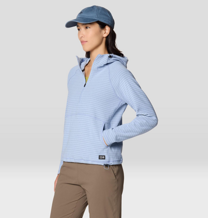 Mountain Hardwear - Summit Grid Half Zip Hoody - Women's - Beach Breeze