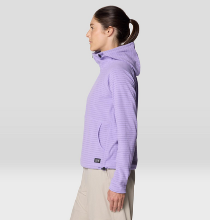 Mountain Hardwear - Summit Grid Half Zip Hoody - Women's - Harbor Violet