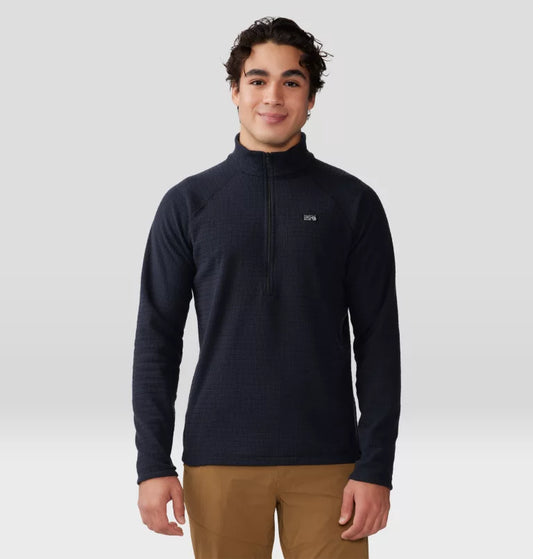 Mountain Hardwear - Summit Grid Half Zip - Men's - Black