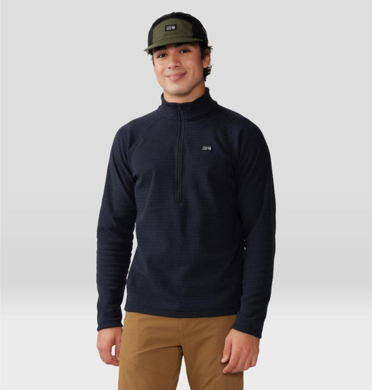 Mountain Hardwear - Summit Grid Half Zip - Men's - Black