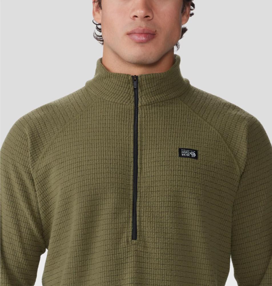 Mountain Hardwear - Summit Grid Half Zip - Men's - Black