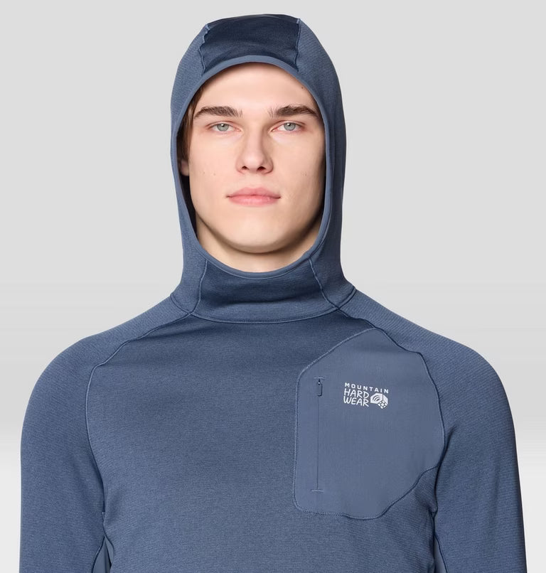 Mountain Hardwear - Up First Tech Fleece Hoody - Moon Blue Heather