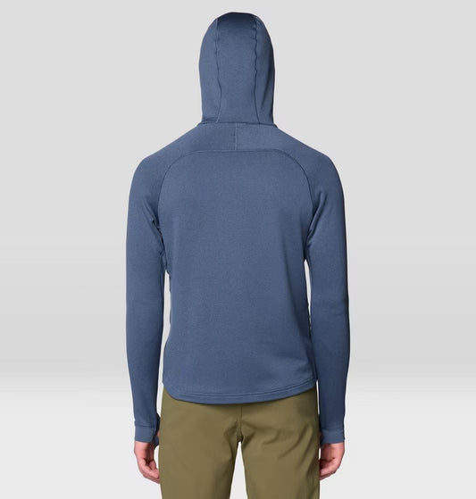 Mountain Hardwear - Up First Tech Fleece Hoody - Moon Blue Heather
