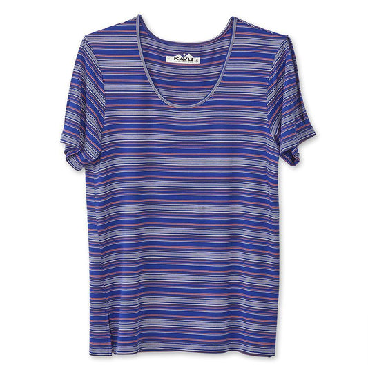 KAVU - Bala Shirt Women's - Ocean Stripe