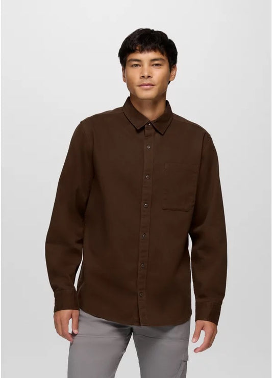 Prana - Arbored Long Sleeve Shirt - Dark Roast