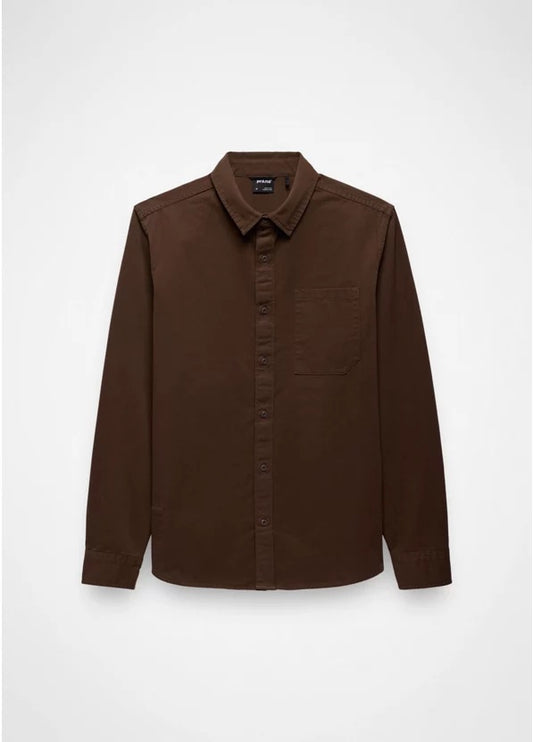 Prana - Arbored Long Sleeve Shirt - Dark Roast