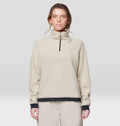 Mountain Hardwear - Summit Grid Big Grid Half Zip - Fossil