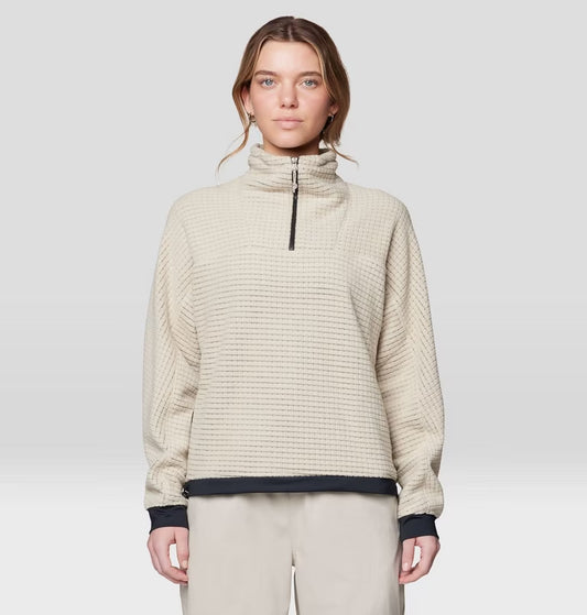 Mountain Hardwear - Summit Grid Big Grid Half Zip - Fossil