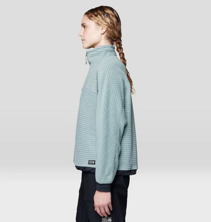 Mountain Hardwear - Summit Grid Big Grid Half Zip - Blue Sage