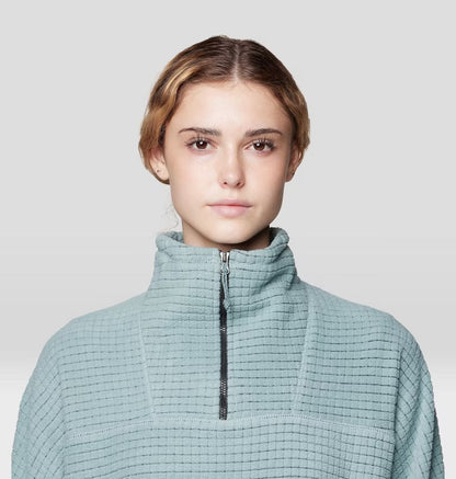 Mountain Hardwear - Summit Grid Big Grid Half Zip - Blue Sage