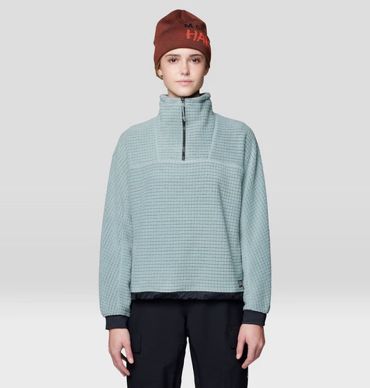 Mountain Hardwear - Summit Grid Big Grid Half Zip - Blue Sage