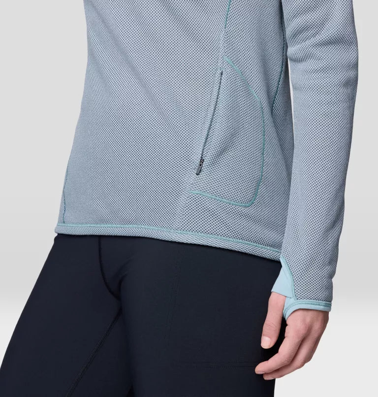 Mountain Hardwear - Airmesh Long Sleeve Hoody - Ice Shadow