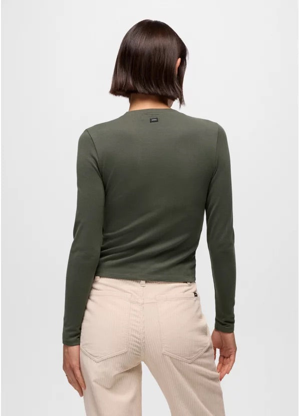 Prana - Lotus Long Sleeve Tee - Spruce