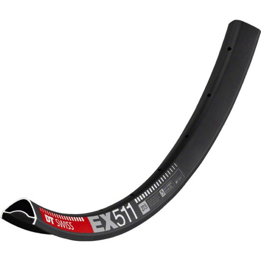 DT-Swiss - EX 511 Tubeless Ready Disc Rim, 32h - 27.5 - Black