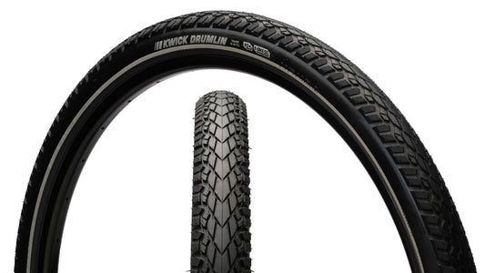 Kenda - Kwick Drumlin Tire - 27.5x1.75 Black/Reflective - Black/Reflective