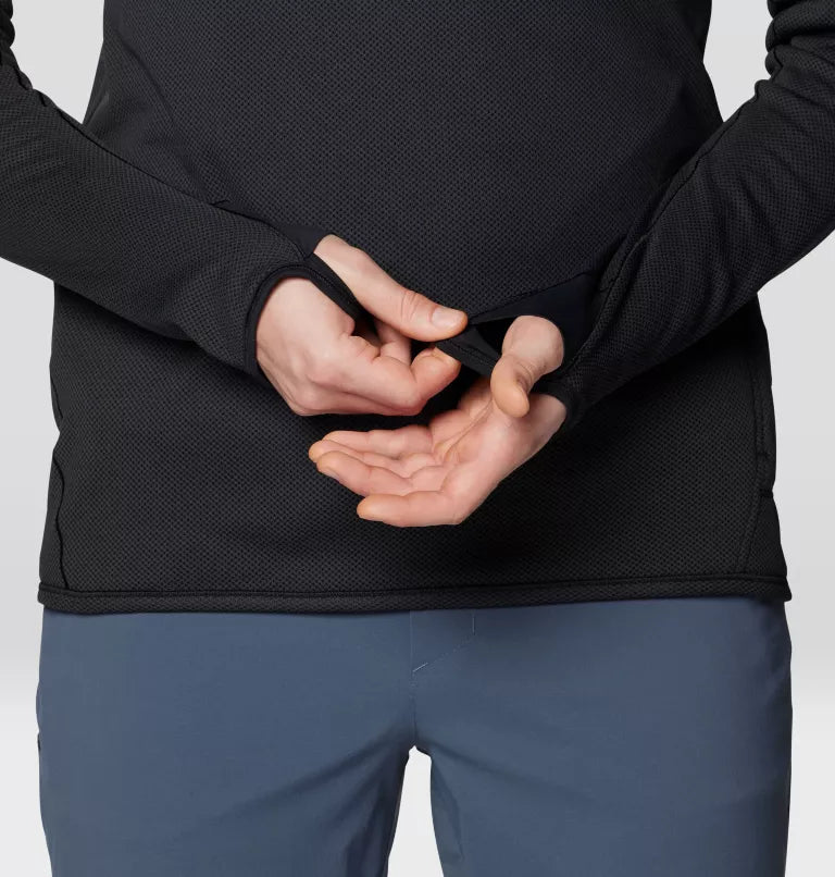 Mountain Hardwear - AirMesh Half Zip - Dark Storm