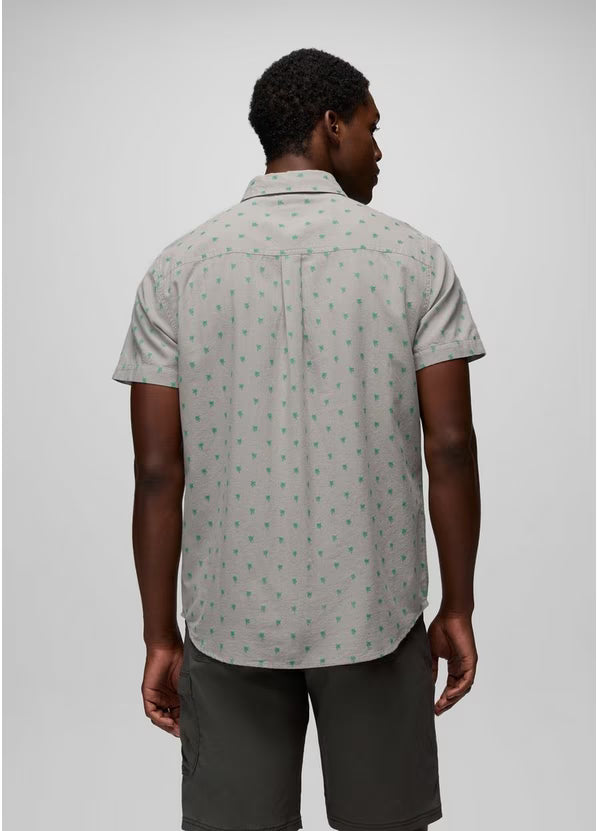 Prana - Metador Short Sleeve Shirt - Sterling Palm Trees