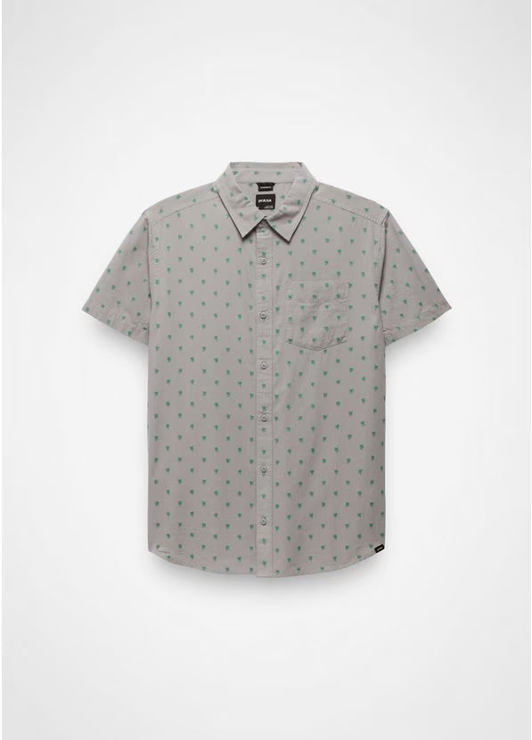 Prana - Metador Short Sleeve Shirt - Sterling Palm Trees