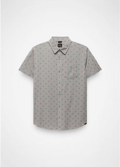 Prana - Metador Short Sleeve Shirt - Sterling Palm Trees