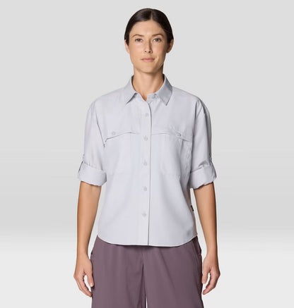 Mountain Hardwear - Sun Drift Cooling Long Sleeve Shirt - Grey Ice