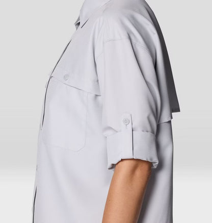 Mountain Hardwear - Sun Drift Cooling Long Sleeve Shirt - Grey Ice