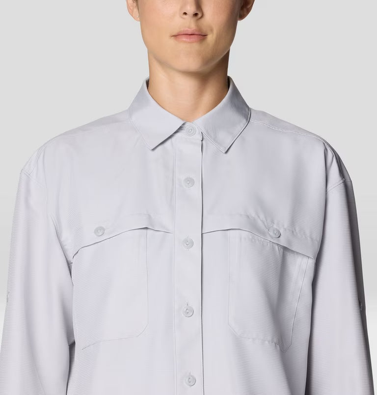 Mountain Hardwear - Sun Drift Cooling Long Sleeve Shirt - Grey Ice