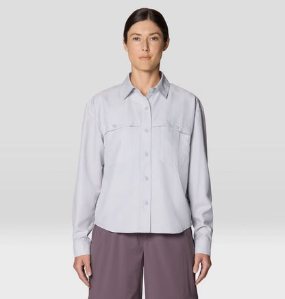 Mountain Hardwear - Sun Drift Cooling Long Sleeve Shirt - Grey Ice