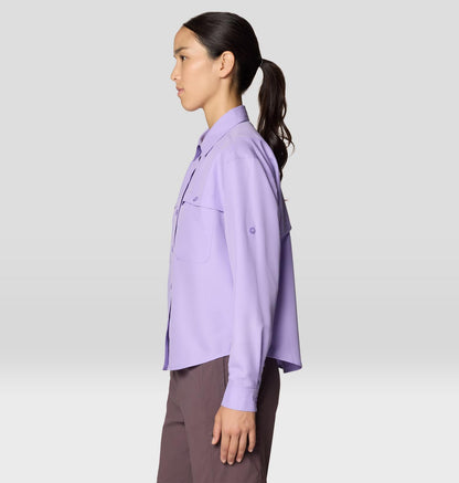 Mountain Hardwear - Sun Drift Cooling Long Sleeve Shirt - Harbor Violet