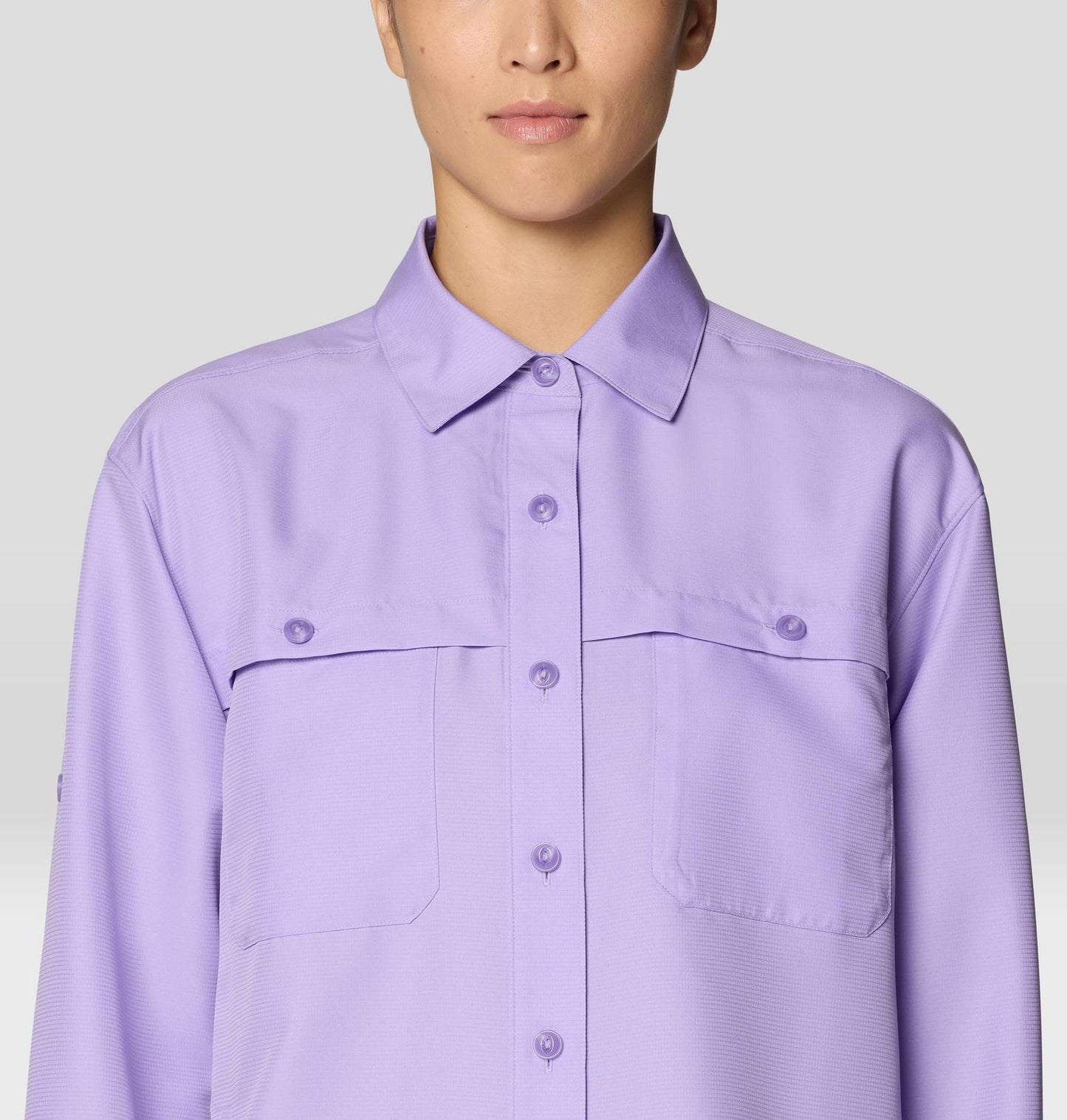 Mountain Hardwear - Sun Drift Cooling Long Sleeve Shirt - Harbor Violet