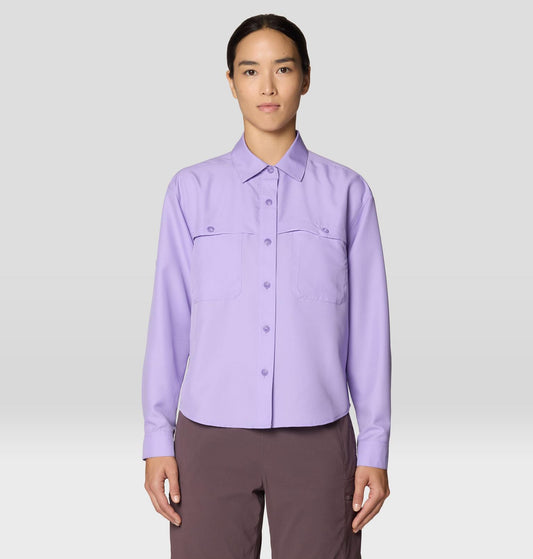 Mountain Hardwear - Sun Drift Cooling Long Sleeve Shirt - Harbor Violet