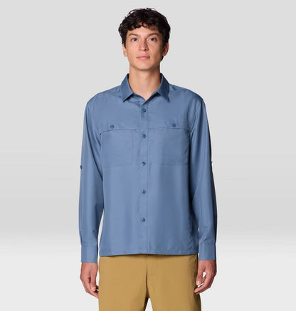 Mountain Hardwear - Sun Drift Cooling Long Sleeve Shirt - Adriatic Blue