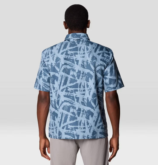 Mountain Hardwear - Sun Drift Cooling Printed Short Sleeve Shirt - Element Brushstroke Print