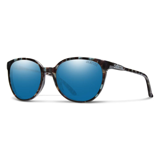 Smith - Cheetah - Sky Tortoise; ChromaPop Polarized Blue Mirror