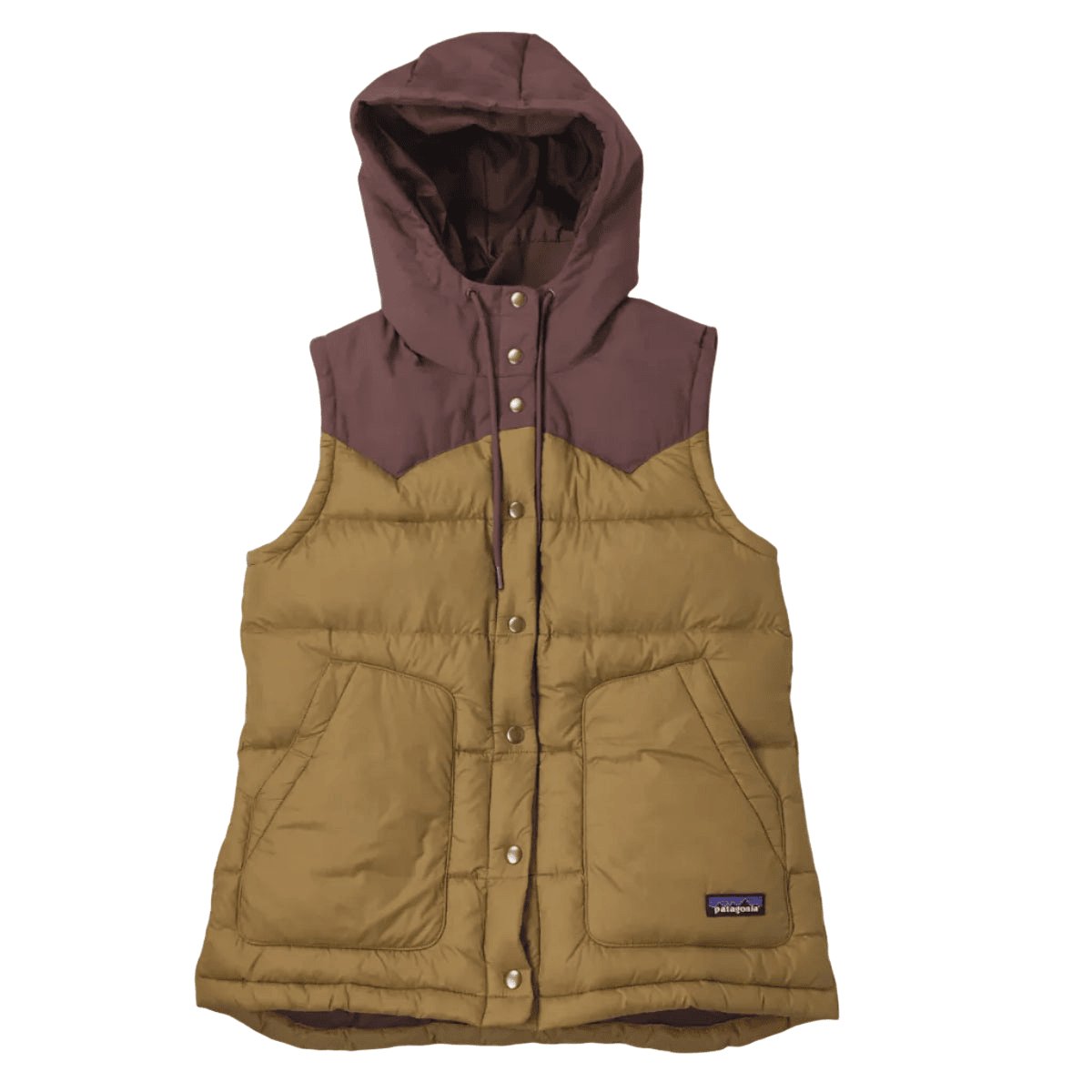 Patagonia Hoodie Puffy Vest W MD Gold