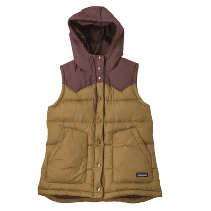Patagonia Hoodie Puffy Vest W MD Gold
