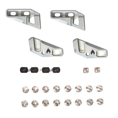 Spark R&D - Fixie Clips, Through-Mount - Black