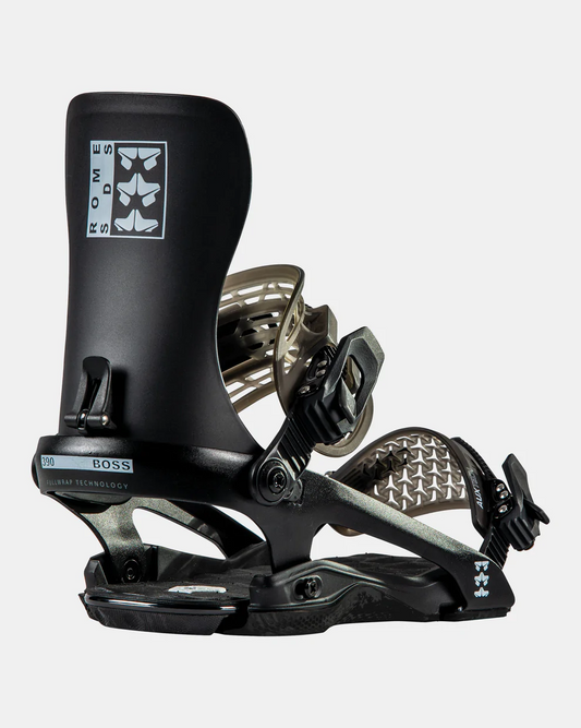 Rome - 390 Boss Snowboard Binding - Black